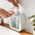 Clear Foaming Soap Dispenser 300/500ml Foam Hand Soap Dish Liquid Container Plastic Pump Bottle for Kitchen Bathroom Dispensers