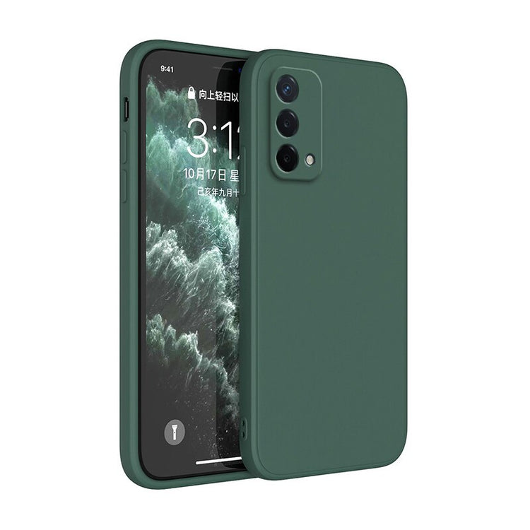 Original Soft Case for OPPO A93 A74 5G Coque Camera Protection Thin Square Liquid Silicone Luxury Classic Shockproof Cover Funda