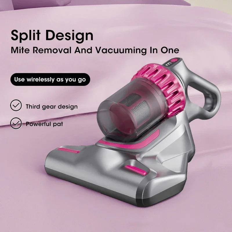 10000pa Vacuum Mite Remover UV Sterilization 3 in 1 Detachable Wireless Vacuum Cleaner for Home Car Mattresses Sofas Clean Dust