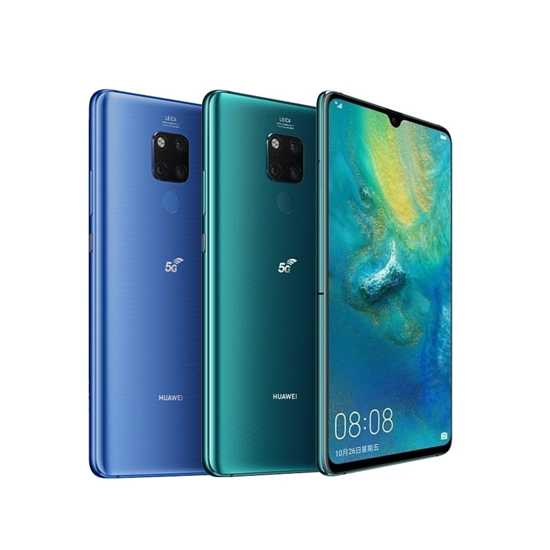 Stock Global Version Huawei Mate 20 X 5G Smartphone Android 20X EVR-N29 Kirin 980 40.0MP NFC IP53 7.2 Inch 2244X1080 8G 256G ROM