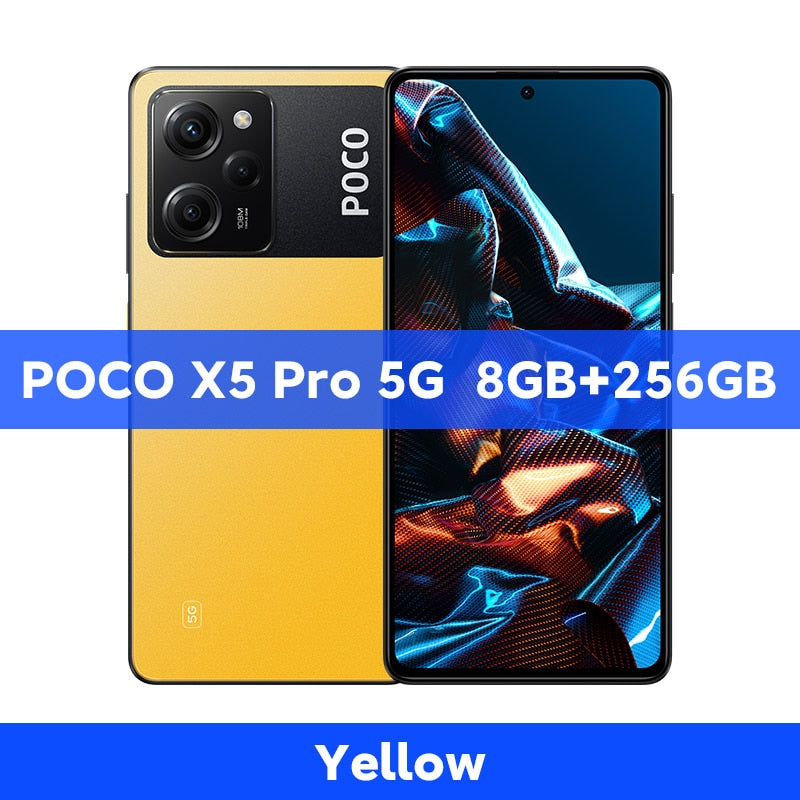 POCO X5 Pro 5G Global Version 128GB/256GB Snapdragon 778G 120Hz Flow AMOLED DotDisplay 108MP 67W NFC