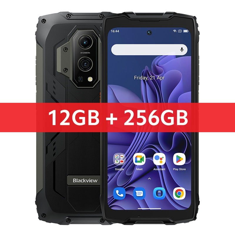 Blackview BV9300 Mediatek Helio G99 Rugged 12GB 256GB 6.7"120Hz 15080mAh Laser Measure Android 12