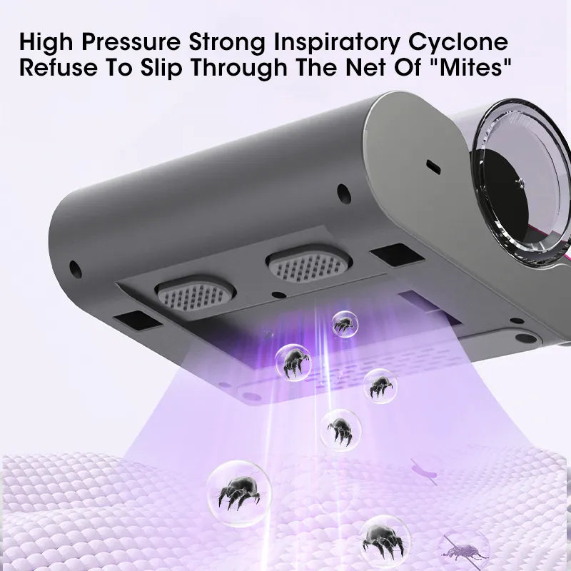 Xiaomi 7500PA Wireless Dust Removal Equipment with UV Light Home Handheld Vacuum Mite Remover for Mattresses Sofas Cleaner