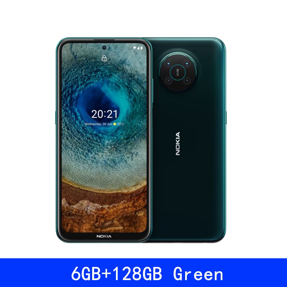 Nokia X10 5G Smartphone  6.67 inch FHD+ Display 6GB 128GB 4470mAh Battery Snapdragon 480 IP52 48MP Quad Camera  2 SIM Card
