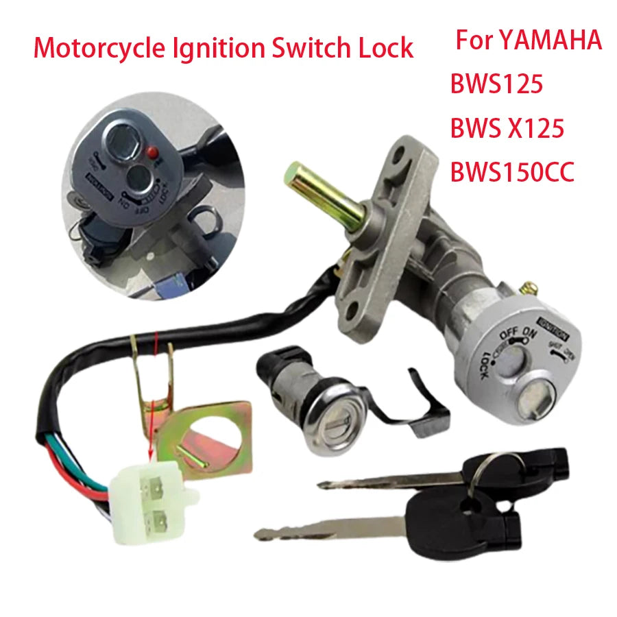 A995 Motorcycle Electric Ignition Lock For YAMAHA BWS125 BWS X125 BWS150CC Scooter Starter Switch Lock