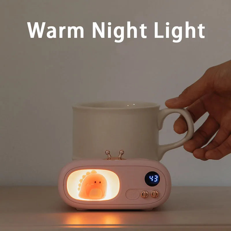 New Coffee Mug Warmer Cup Coaster for Milk Water Tea Electric Beverage Heating Plate with Auto Shut Off 3 Temperature Settings