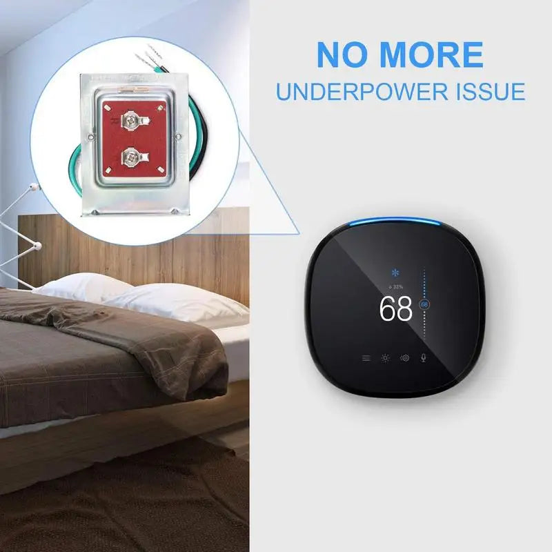 Thermostat And Doorbell Transformer Hardwired 16V 30VA Thermostat Adapter Versatile Transformer For Doorbells & Home Appliances