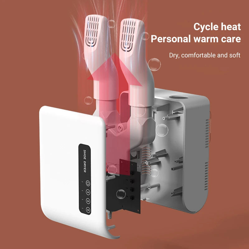 Household Wall Mounted Shoe Dryer Boots Deodorizer Multifunctional Shoe Drying Machine Quick Warm Shoe Heater For Home