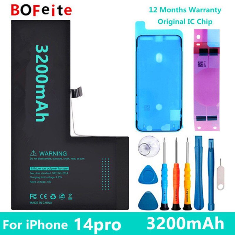 Original 0 Cycle Replacement Bateria for IPhone 6 6S 7 8 Plus X XR XS Max 11 12 MINI 13 14 Pro Max Mobile Phone Battery