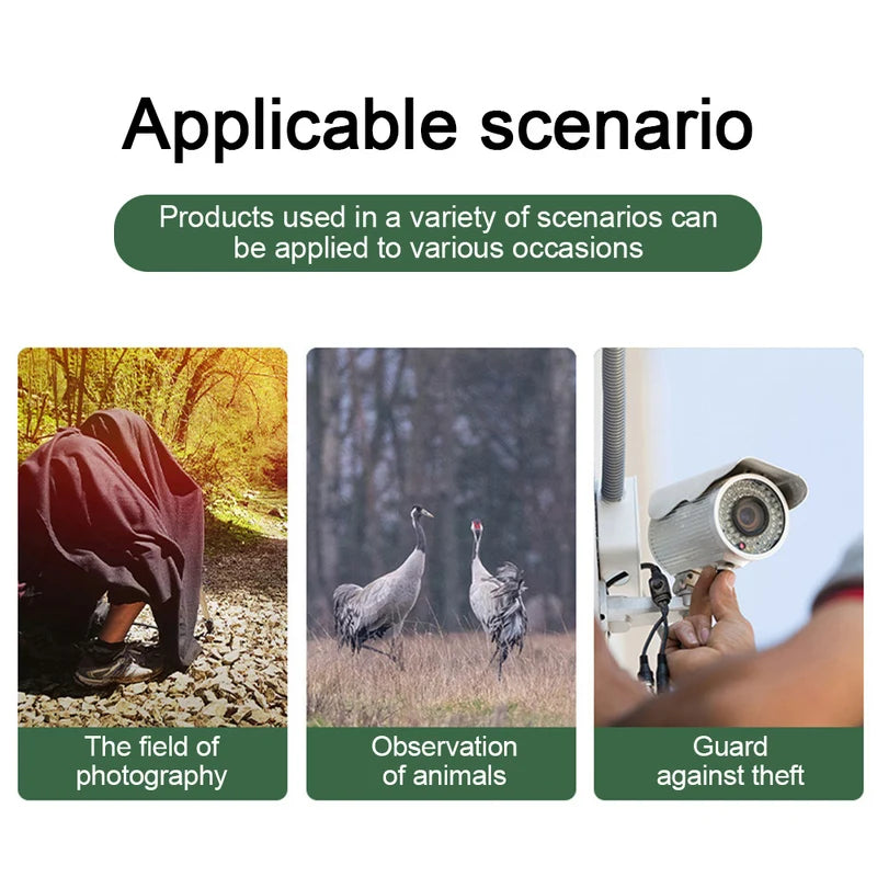 5MP Trail Camera 1080P HD Hunting Camera PIR Infrared Night Vision Waterproof Outdoor Trail Cam for Wildlife Monitoring Action