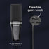 Zealsound RGB USB Condenser Gaming Microphone Computer Professional Mic For PC PS4 PS5 Mac Phone Recording Streaming Podcasting