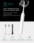 Sonic Electric Toothbrush Adult Smart Timing Tooth Brush Teeth Whitening Fast USB Rechargeable Toothbrush Replacement Head J189