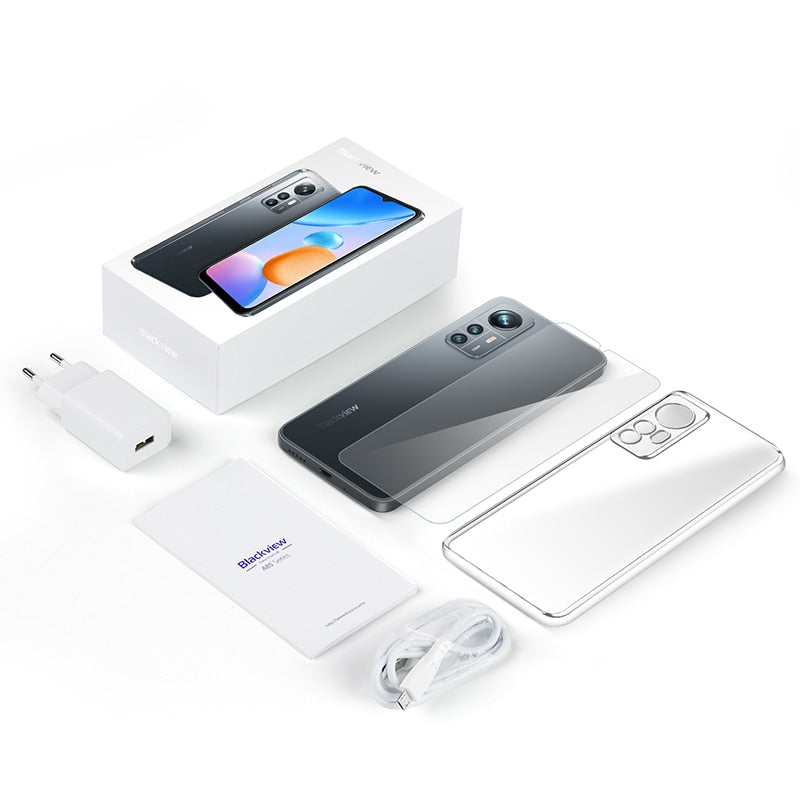 【World Premiere】 Blackview A85 Global Version 8GB 128GB 6.5'' HD+ 90Hz Display 50MP Camera 4480 mAh Battery NFC