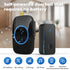 Self Powered Waterproof Wireless DoorBell Door Bell Chime Kit Smart Home No Battery Electric EU UK US Plug 1 2 Button Receiver