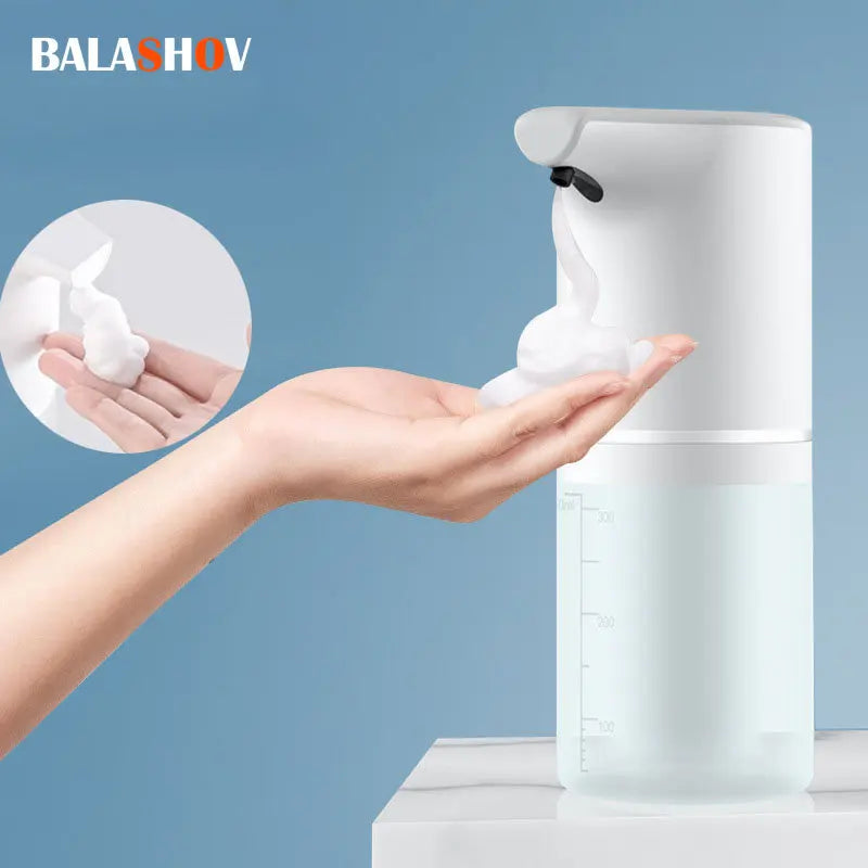 Automatic Induction Soap Foam Dispenser USB Rechargeable Liquid Foam Hand Washer Machine 0.25s Infrared Sensor For Home Bathroom