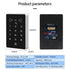 Lucking Door K8 2000 Users 125kHz / 13.56MHz RFID Keypad Stand Alone Access Control Panel Wiegand 26 Gate Door Opener DC 12V 24V