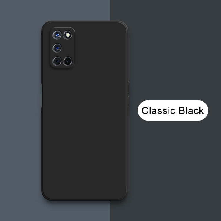 Original Square Liquid Silicone Case for OPPO A52 A72 A92 Camera Protective Phone Back Cover Boys Girls Shockproof Housing Armor
