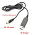 8in1 5V USB to DC 5V 9V 12V 5.5x2.1mm 3.5mm 4.0mm 4.8mm 6.4mm 5.5x2.5mm Plug Power Supply Cable Charging Cord for Fan Speaker
