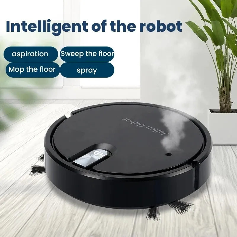 Wireless Smart Sweeping Robot Vacuum Cleaner 5-in-1 Multifunctional Super Quiet Vacuuming Mopping for Home Cleaning Appliances