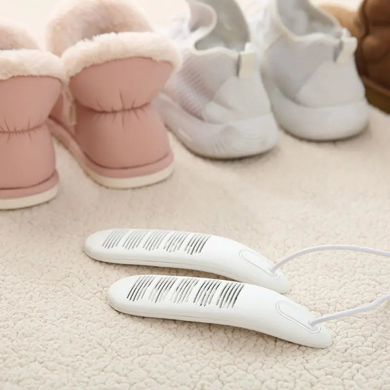 Portable Boot Dryer with Timer Electric Shoe Dryer Deodorizer Quick Drying Foot Warmer for Rainy Seasons Winter Travel