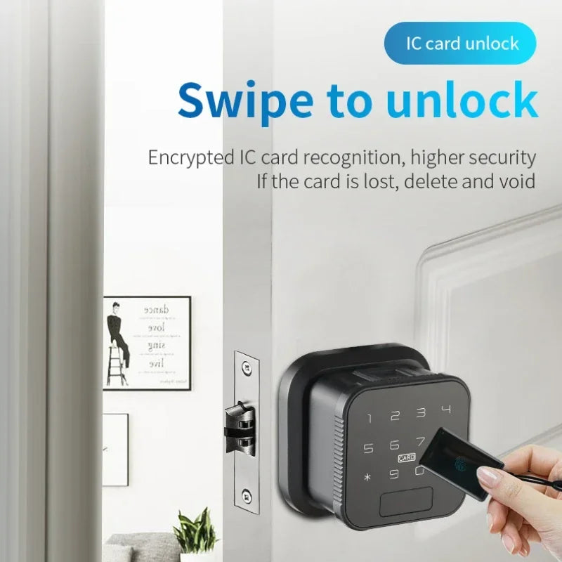 Tuya WIFI Electronic Fingerprint Lock TTlock Smart Door Lock Fingerprint Password IC Card NFC Key APP Remote Unlock Smart Locks
