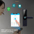Tuya Wifi Digital Electronic Lock Smart Home Biometric Fingerprint Door Lock Tuya APP Bluetooth Remote Unlocking Keyless Lock