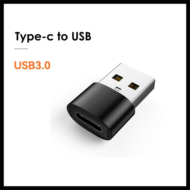 6A Type C To USB3.0 Adapters Type C Male To USB3.0 Female Mobile Phone Converters Quick Charge Adapter For IPhone 11/12/13
