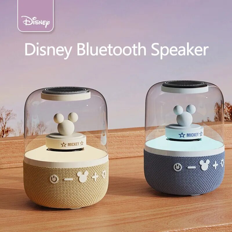 Disney S6 Smart Bluetooth Speaker Wireless Audio Home Outdoor Subwoofer Portable Surround HiFi Sound Loudspeaker Birthday Gifts