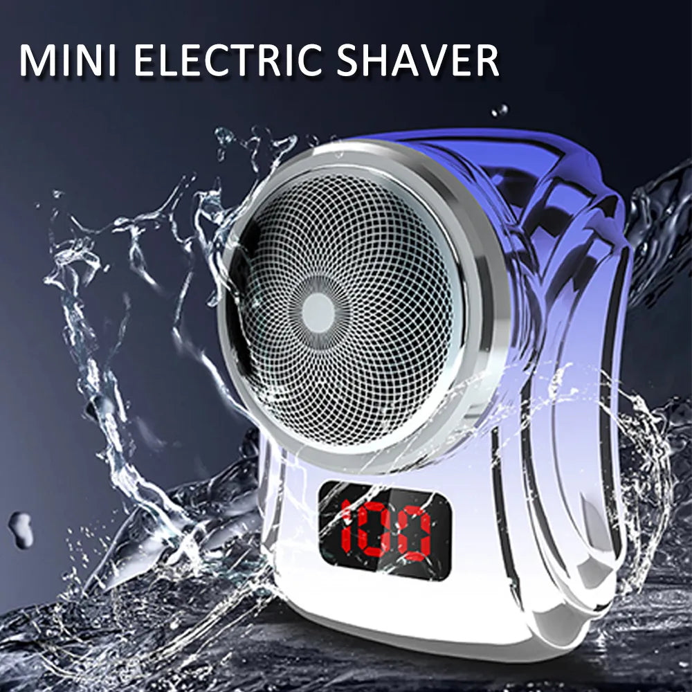 Portable Electric Shaver For Men's Shaving Machine Beard Trimmer Mini Rechargeable Razor For Travel Car Smoothing Machine