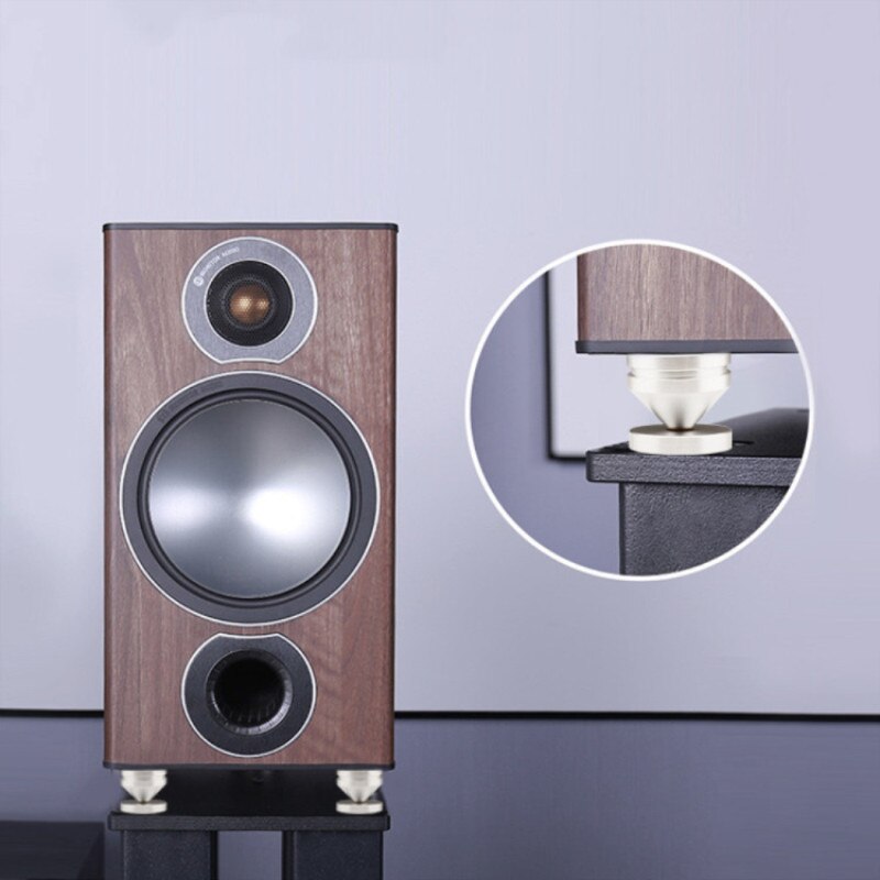 Hifi Speaker Stand Pads Audio Spikes Foot Floor Nail Feet Pad Aluminum Alloy For CD Cabinet Amplifier Computer Subwoofer Tripod