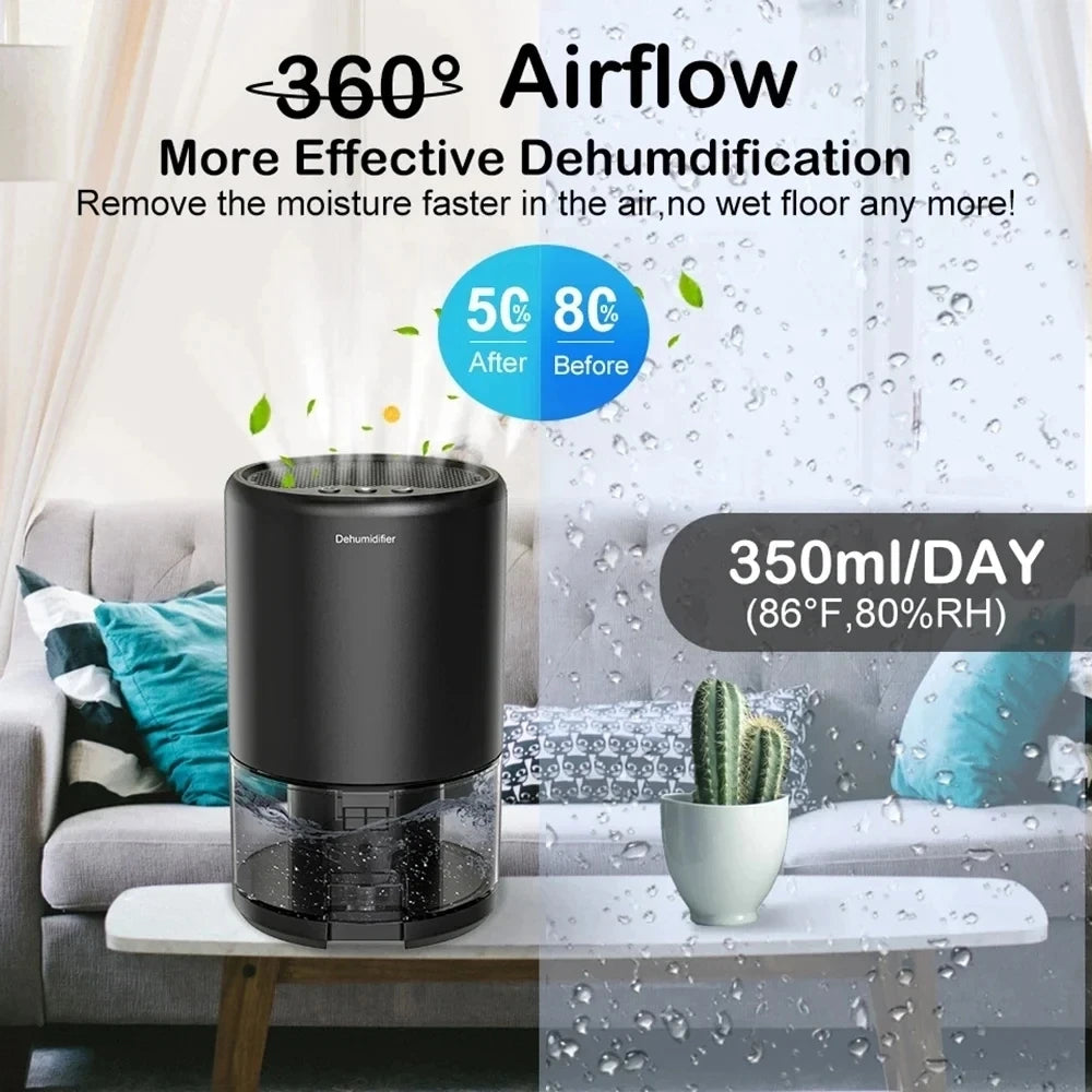 Xiaomi Portable Dehumidifier 2 in 1 Moisture Absorber Air Drying Machines Mute Deodorizer Dryer Air Dehumidifier Air Treatment