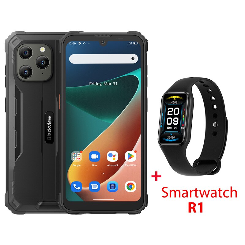 Blackview BV5300 Pro IP68 Waterproof Rugged Smartphone Android12 Phone P35 4GB 64GB Mobile Phone 13MP Camare 6580mAh Cellphone