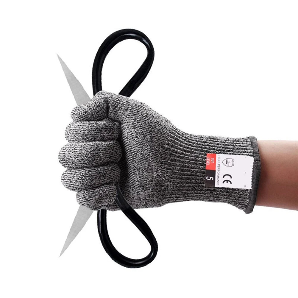 Level 5 Protection Cut Resistant Gloves Lightweight Flexible Hand Cover For Cutting Slicing
