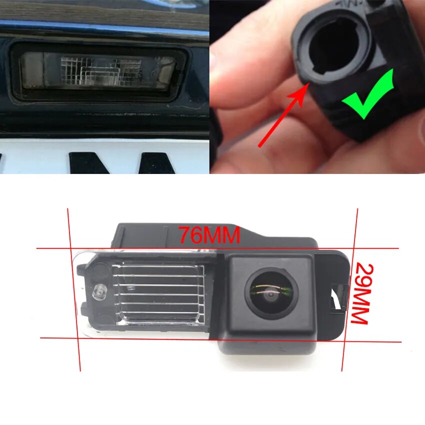 Dedicated Full HD CCD High quality RCA Reverse Rearview Camera For Volkswagen CC Golf 6 Magotan 2010 2011 2012 2013 Wide Angle