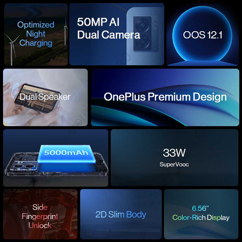 Global Version OnePlus Nord N20 SE N 20 4GB 64/128GB Smartphone 33W SUPERVOOC Fast Charging 5000mAh Battery MTK Helio G35 Phones