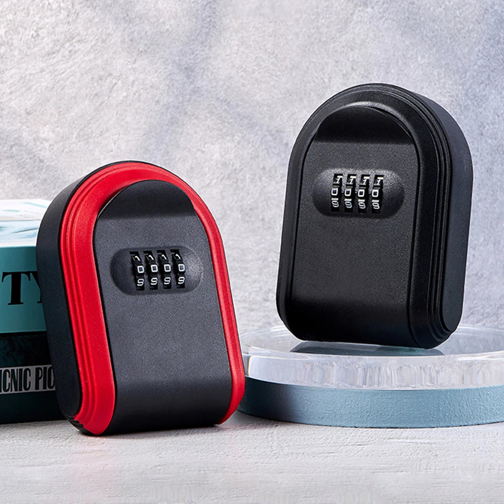 Plastic Door Key Storage Password Box Waterproof Wall Mount Key Lockbox For Homes Key