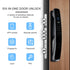 Tuya APP Zigbee Remote Control Cat Eye Door Lock With Camera Fingerprint Key Card 6 Ways Unlock Built in Rechargeable Battery