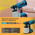 1000ML Cordless Electric Spray Gun Portable Household Paint Sprayer Auto Furniture Steel Coating Airbrush For Makita 18V Battery