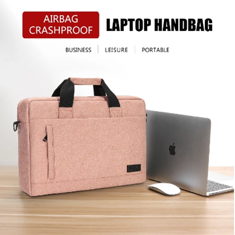 Business Laptop Bag Case Shoulder Tote Bag Notebook Bag Briefcase For 13 15 17 Inch Macbook Air Pro HP Huawei Asus Dell
