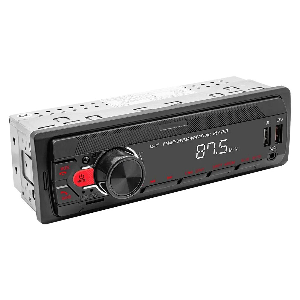 M11 Car Radio Stereo Player Digital Bluetooth Car MP3 Player FM Radio Stereo Audio Music USB/SD with In Dash AUX Input
