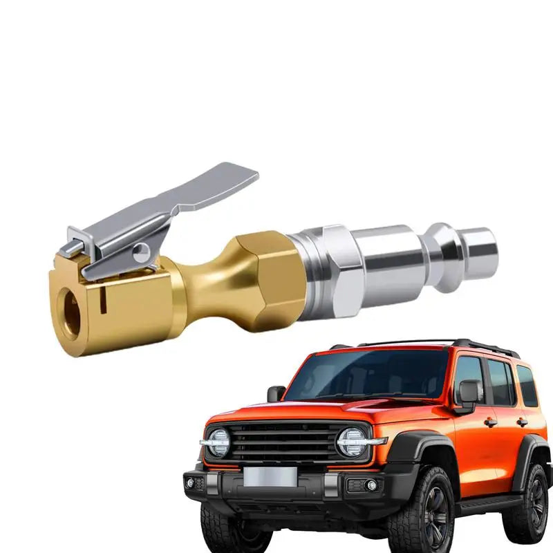 Tire Inflation Nozzle Car Truck Tire Air Pump Chuck Tyre Valve Air Compressor Inflatable Brass Material Inflator Accessories