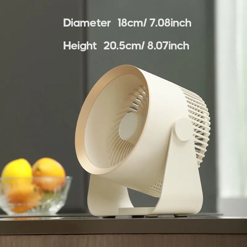 Home Air Circulation Fan 4000mah Silent Multifunctional Wall Fan Air Conditioning 3 Speeds Ventilator For Bedroom Kitchen Office