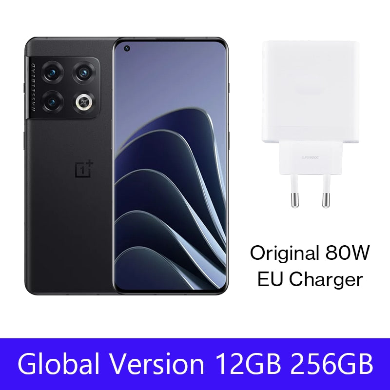 Global Version OnePlus 10 Pro 10pro 5G 8GB 128GB Snapdragon 8 Gen 1 80W Charging 6.7 ''120 Hz AMOLED Display
