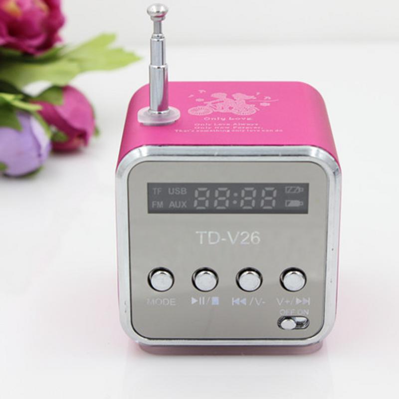 Digital FM Radio FM Radio With LCD Display Wireless Walkman Radio With Audio Line Charging Cable LCD Display 3.5mm Interface