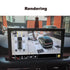 Panoramic Surround View Right+Left+Front+Rear View Camera System for Android Auto Radio Night Vision Car 1080P AHD 360 Camera