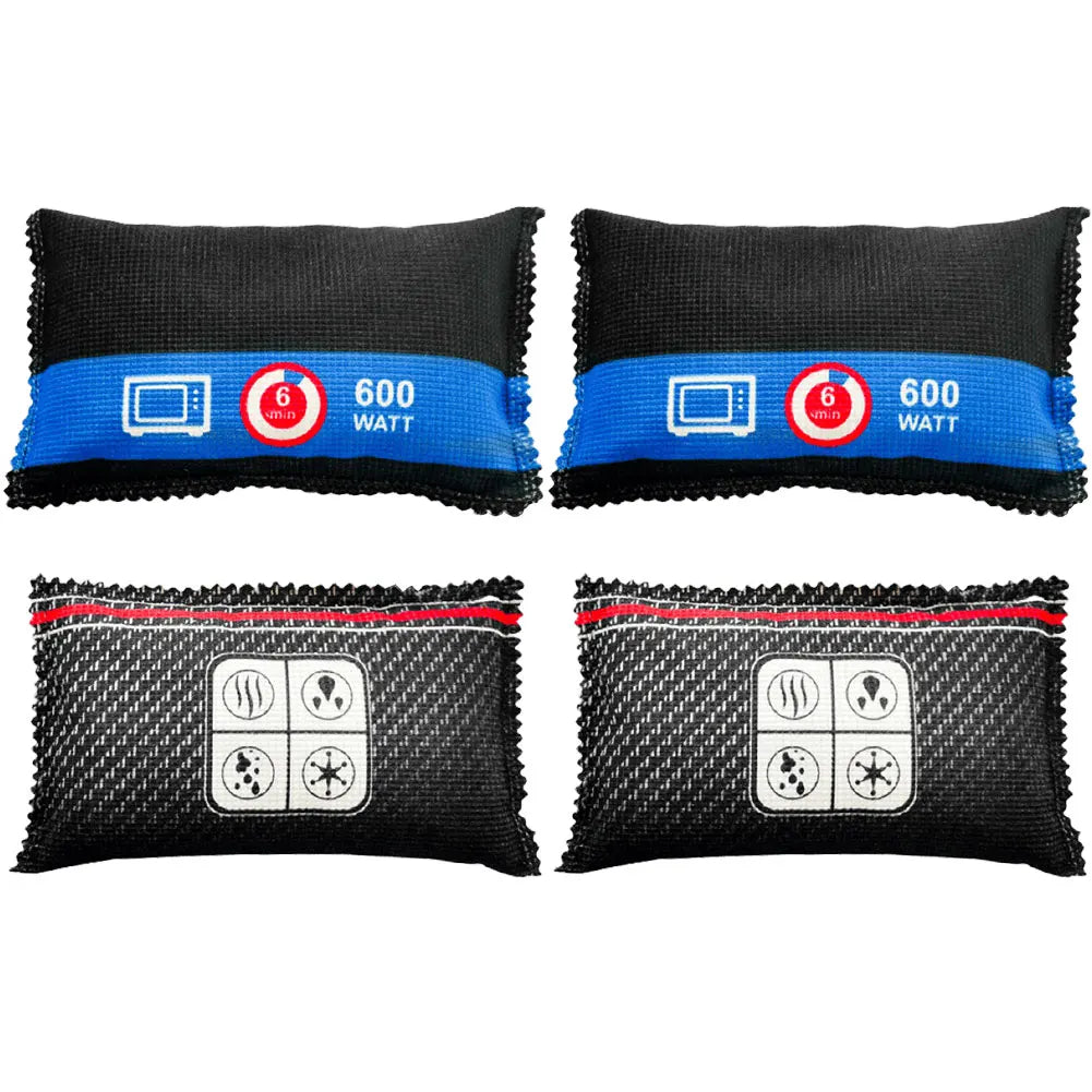 Silica Gel Moisture Killer Bag Reusable Desiccant Dehumidifier Bag Multifunction Silica Gel/Mineral for Wardrobe Shoe Cabinet