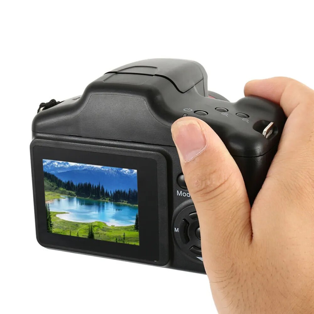 Travor Professional Cameras for Photography Digital Camcorder Portable Handheld 16X Digital Zoom 16MP HD Output Selfie Camera