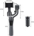 F6 3 Axis Gimbal Handheld Stabilizer Cellphone Action Camera Holder Anti Shake Video Record Smartphone Gimbal For Phone
