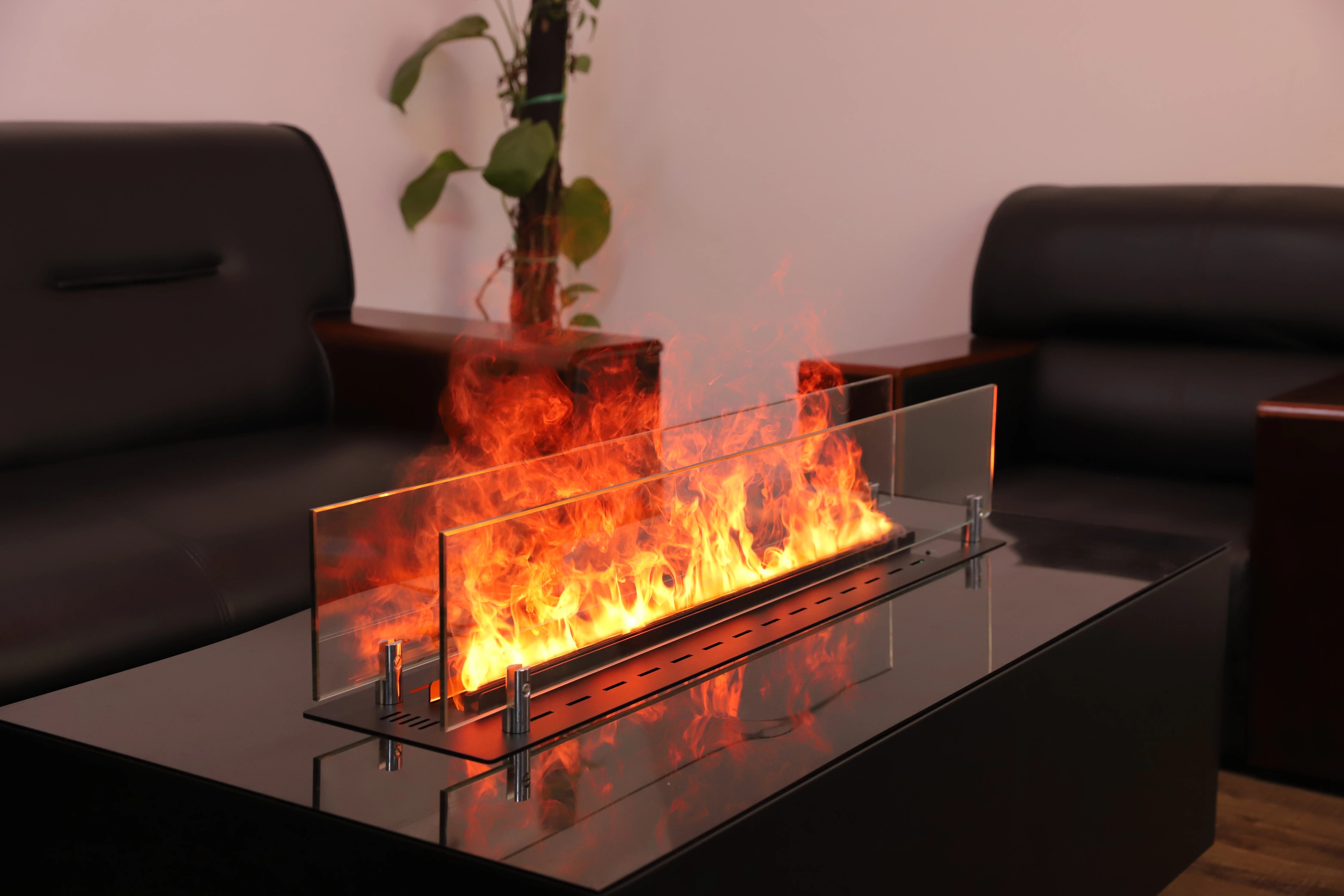 Inno-Fire 60 inch 3d electric fireplace color fire flame 3D water steam electric fireplace