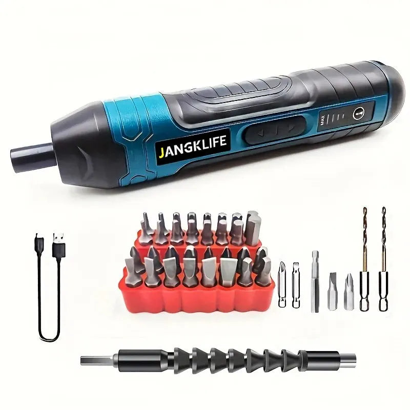 Cordless Electric Screwdriver Rechargeable 1300mah Lithium Battery Mini Drill 3.6V Power Tools Set Household Maintenance Repair